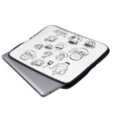 Tea Laptopschutzhülle (Vorne Knopf)