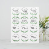 Tea Liebs Sage Green Wedding Reception (Stehend Vorderseite)