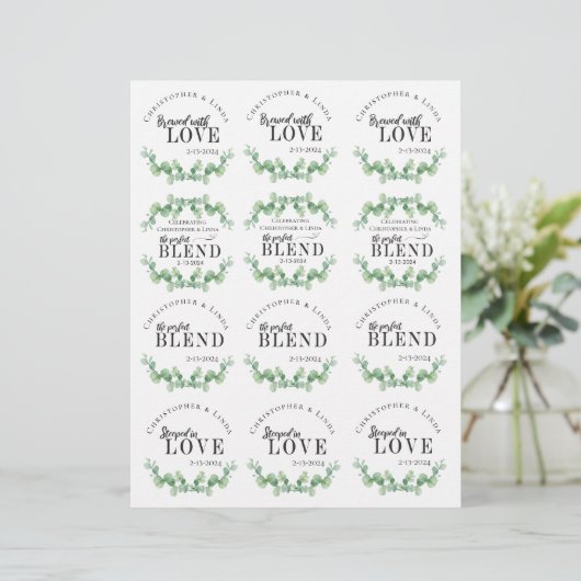 Tea Liebs Sage Green Wedding Reception (Stehend Vorderseite)