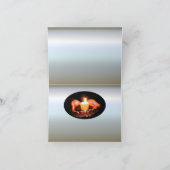 Tea Light Holiday Karte (Innenseite)