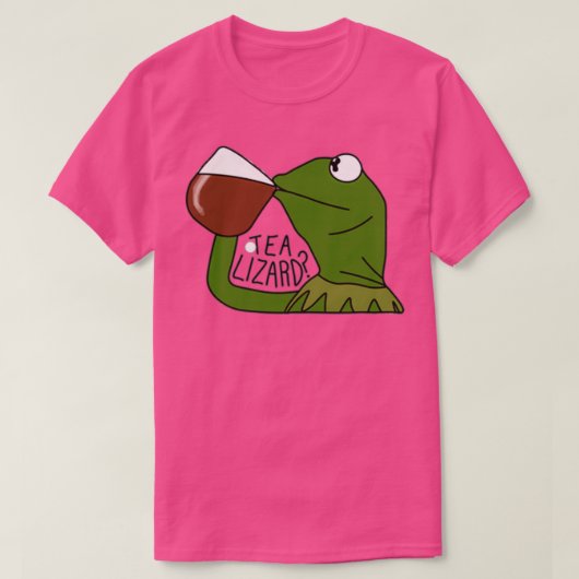Tea Lizard T-Shirt (Design vorne)