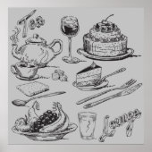 Tea Lounge Poster (Vorne)