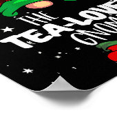 Tea Lover Gnome Red Buffalo Plaid Matching Family Poster (Ecke)