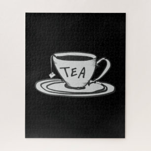 Tea Lover Zeichnend Minimalistisch Puzzle
