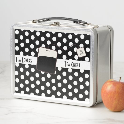 Tea Lovers Tee Brust Metall Brotdose (Beispiel)