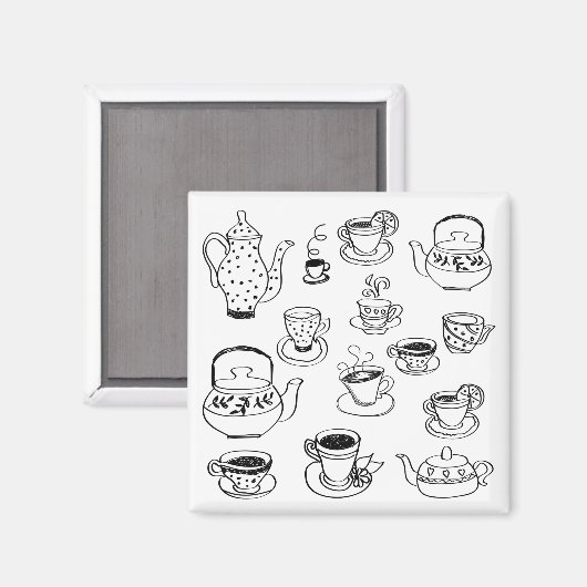 Tea Magnet (Vorderseite/Rückseite)