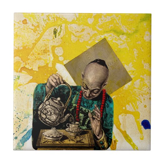 Tea Man von Michael Moffa Fliese (Vorderseite)