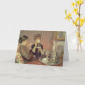 Tea, Mary Cassatt Karte (Gelbe Blume)