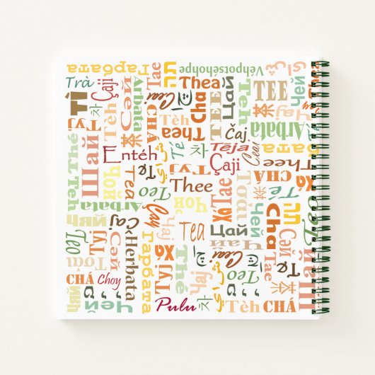 Tea Notizbuch (Rückseite)