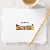 Tea-Party Adressaufkleber (Insitu)