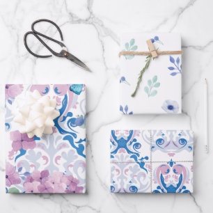 Tea Party Babydusche Baby braut Geschenkpapier Set