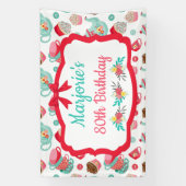 Tea Party Birthday Banner (Vertikal)