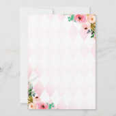 Tea Party Birthday Einladung (Rückseite)