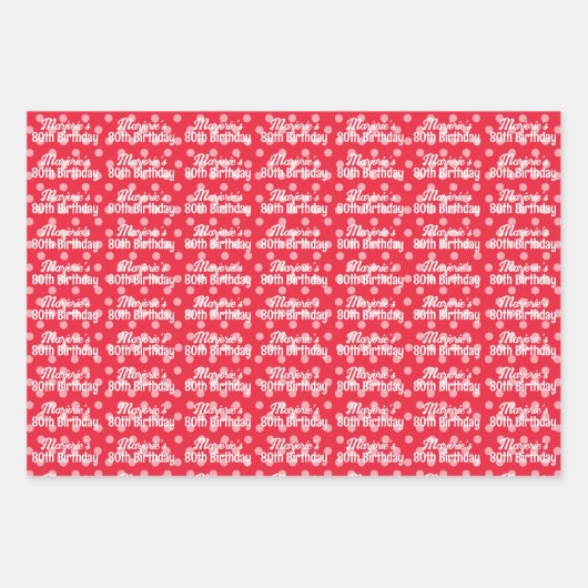 Tea Party Birthday Geschenkpapier Set (Vorderseite)