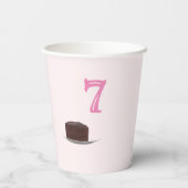 Tea Party Birthday Pappbecher (Rückseite)