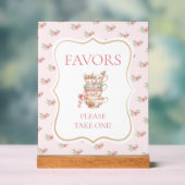 Tea Party Brautparty Bevorzugung Acrylschild (Neutral)