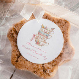 Tea Party Brautparty Bevorzugung Runder Aufkleber