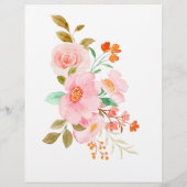 Tea Party Brautparty Games Flyer (Hinten)