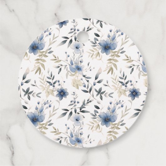 Tea-Party-Brautparty Geschenkanhänger (Rückseite)