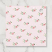 Tea-Party-Brautparty Geschenkanhänger (Rückseite)