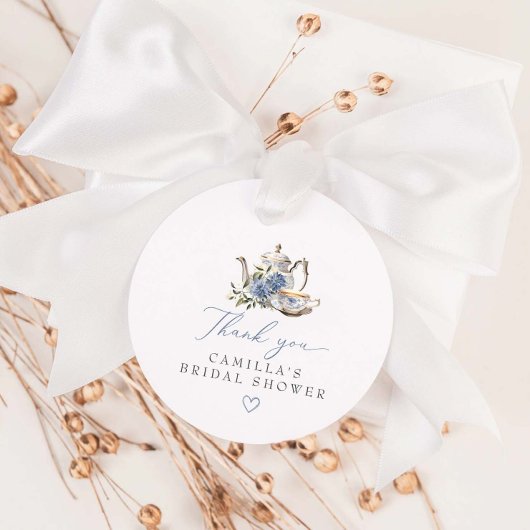 Tea-Party-Brautparty Geschenkanhänger