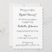 Tea Party Brautparty Impressionismus Kunst Einladung (Rückseite)