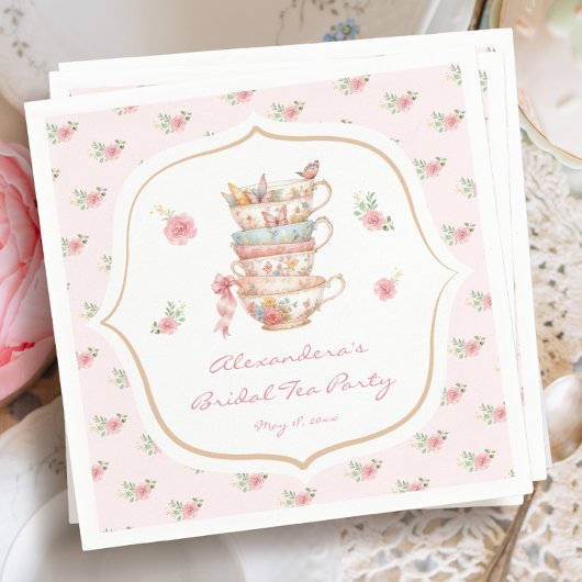 Tea-Party-Brautparty Serviette