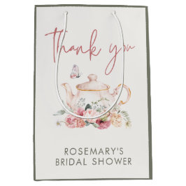 Tea Party Brautparty Vielen Dank Mittlere Geschenktüte