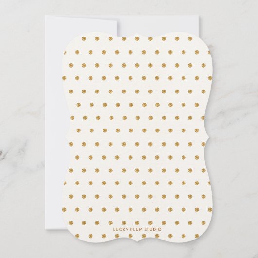 Tea Party Bridal Dusche Einladung (Rückseite)