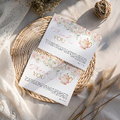 Tea Party Bridal Shower Thank You Card Dankeskarte