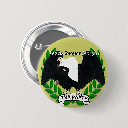 TEA-Party Button (Vorne & Hinten)