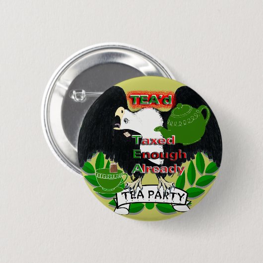 TEA-Party Button (Vorne & Hinten)