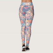 Tea Party Doodle Collage Leggings (Rückseite)