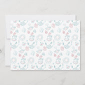 Tea Party Doodle Whimisical Einladung (Rückseite)