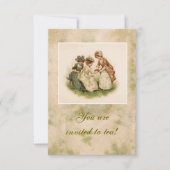 Tea-Party Einladung (Vorderseite)