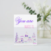 Tea-Party Einladung (Stehend Vorderseite)