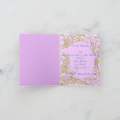 TEA-PARTY EINLADUNG - TEA-KUPPEN UND BLUME (Innenseite)