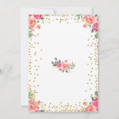 Tea Party Einladung zum Geburtstag (Rückseite)