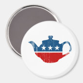 TEA-PARTY - Faded.png Magnet (Vorderseite/Rückseite)