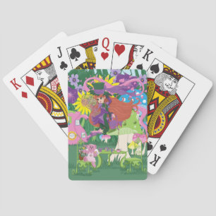 Tea Party Fairy, Vintag Watch und Pilze Spielkarten