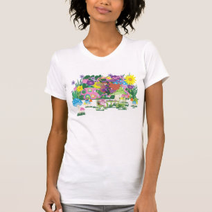 Tea Party Fairy, Vintag Watch und Pilze T-Shirt