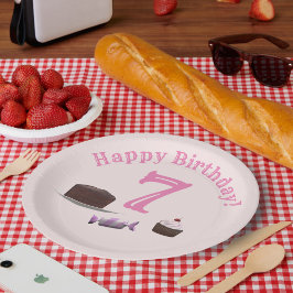 Tea-Party Geburtstag Pappteller