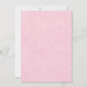 Tea Party Geburtstagsfeier Einladung (Rückseite)