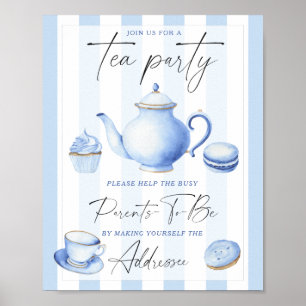 Tea Party - Hilfe für die beschäftigten werdenden Poster