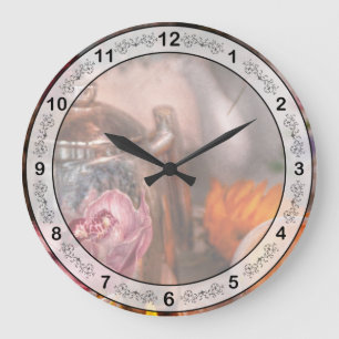 Tea Party - Ich würde gerne etwas Tee trinken .jpg Große Wanduhr