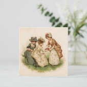 Tea Party Informelle Einladung (Stehend Vorderseite)