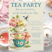 Tea Party Invitation Einladung