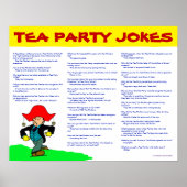Tea Party Jokes Poster (Vorne)