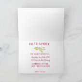 Tea-Party Karte (Innenseite)