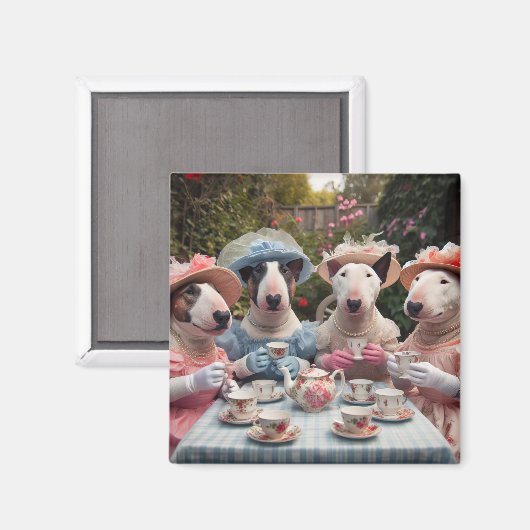 Tea Party mit den Girls Magnet (Vorderseite/Rückseite)